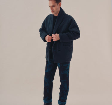 ISAAC PANT iron/indigo mudpaint