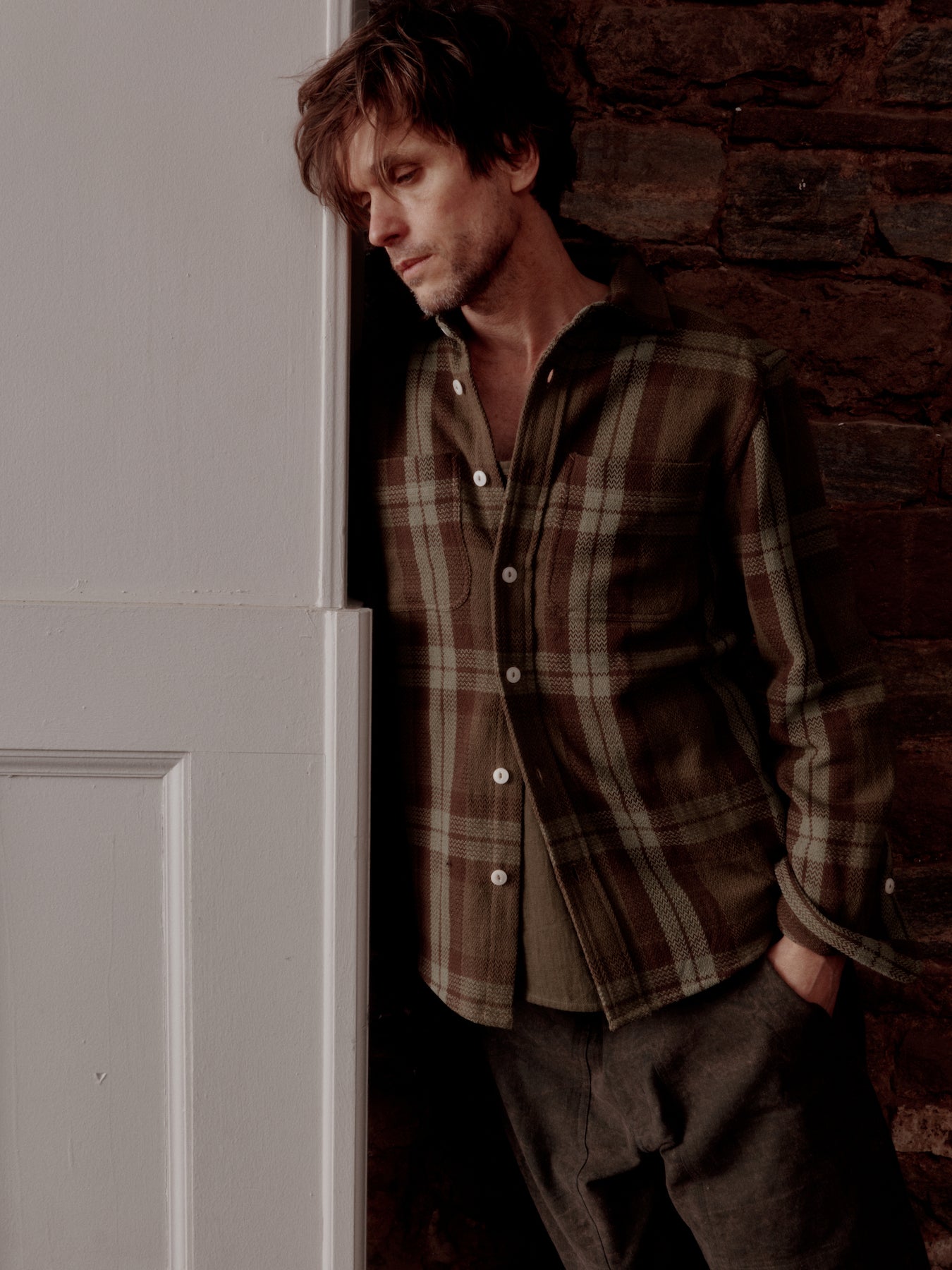 AMES WORKSHIRT forest shadow plaid – INDI+ASH