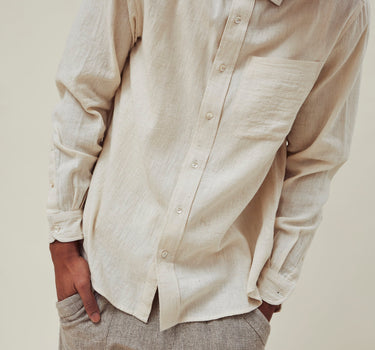 LS MATTY SHIRT natural undyed kala cotton