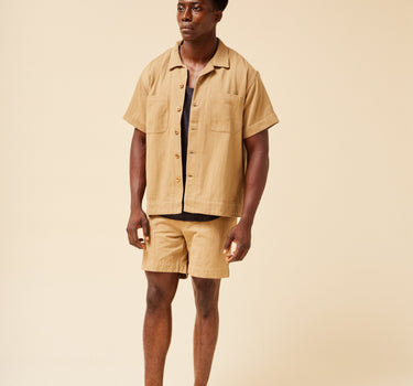OBELISK SHORT khaki canvas