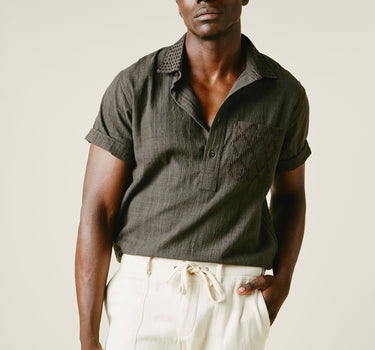 OBELISK SHORT natural denim