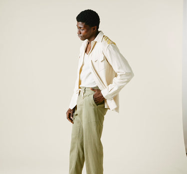 SUNSHINE WESTERN: hand embroidered denim