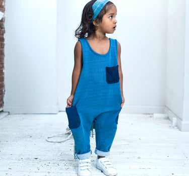 KIDS CASS JUMPER Japanese Indigo Knit