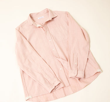 LS MATTY SHIRT: sappanwood pink kala cotton