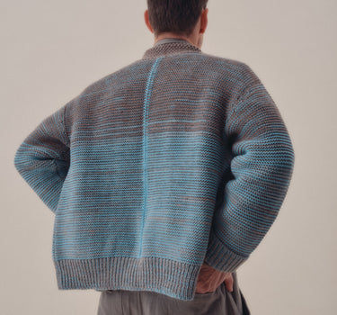REN CARDIGAN desert/medium indigo
