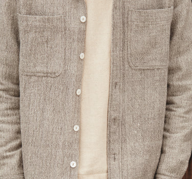 AMES WORKSHIRT  iron gray handspun canvas