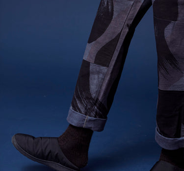 ISAAC PANT iron paintbrush camo canvas