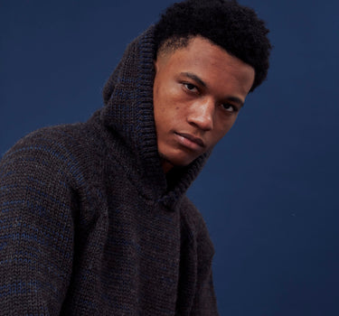 NOVA HOODY charcoal/indigo