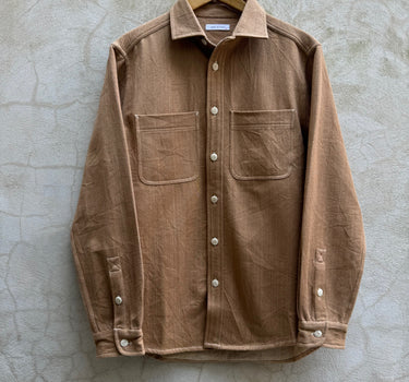 AMES WORKSHIRT cutch brown denim