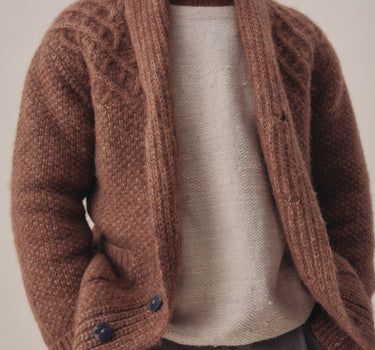 ANDES CARDIGAN camel/molle