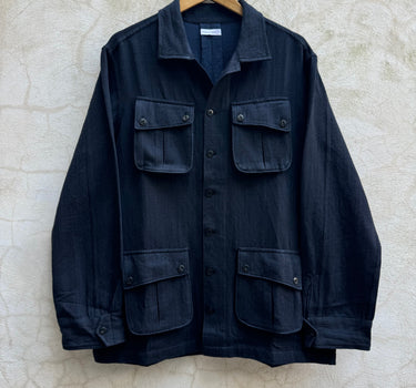 DANI 4 POCKET JACKET iron/indigo denim