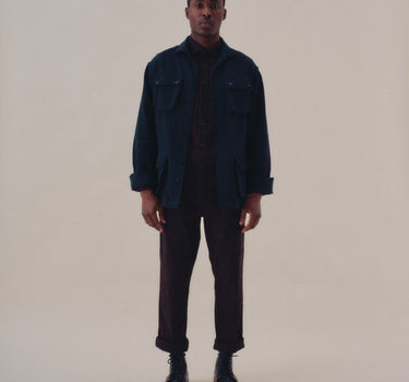 ISAAC PANT madder/iron canvas