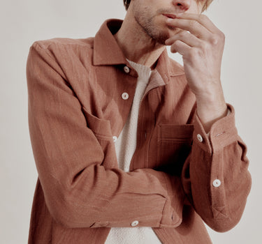 AMES WORKSHIRT clay denim