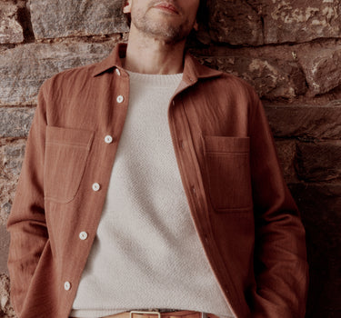 AMES WORKSHIRT clay denim