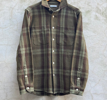 AMES WORKSHIRT forest shadow plaid