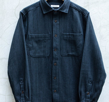 AMES WORKSHIRT iron/indigo denim
