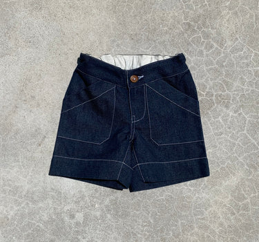 ISAAC SHORT - indigo powerloomed denim