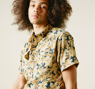 SS CEDAR SHIRT tiger lily kalamkari
