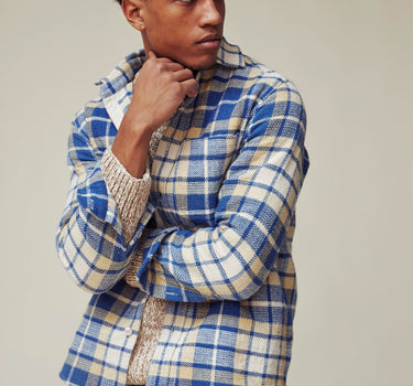 AMES WORKSHIRT handspun santa fe plaid