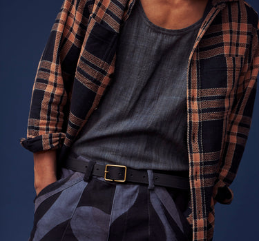 AMES WORKSHIRT iron madder big plaid