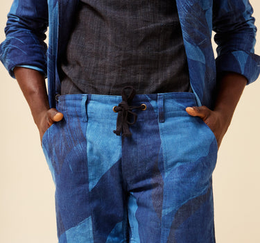 OBELISK SHORT indigo paintbrush camo