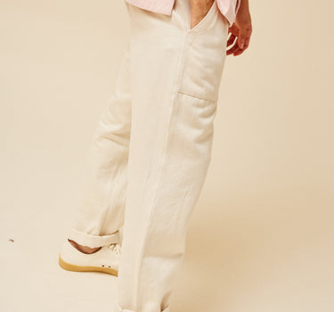 OBELISK PANT natural undyed denim