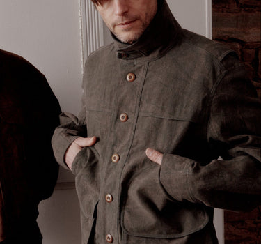 CROPPED UTILITY JACKET forest green