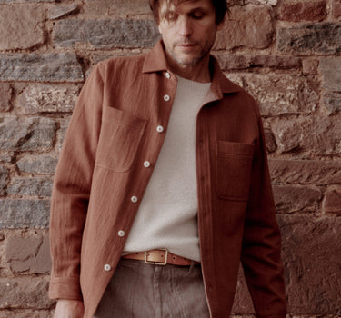 AMES WORKSHIRT clay denim