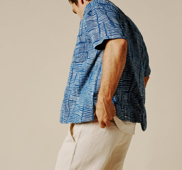 SS LAKE CAMP SHIRT drinkwater stripe