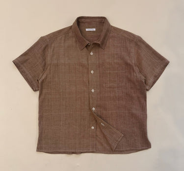 MARC SHIRT cutch/natural chambray