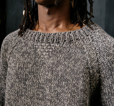 NOVA SWEATER walnut pepper cotton