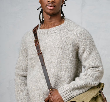 NOVA SWEATER grey/walnut
