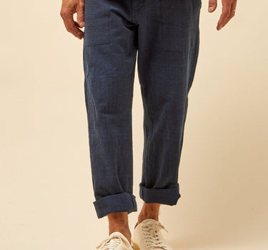 OBELISK PANT iron/indigo canvas
