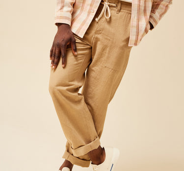 OBELISK PANT khaki canvas