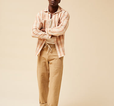 OBELISK PANT khaki canvas