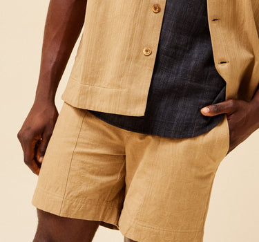 OBELISK SHORT khaki canvas