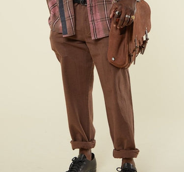 OBELISK PANT mauve canvas