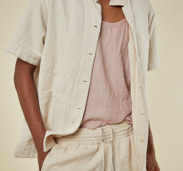 REVERSIBLE LAKE CAMP OVERSHIRT natural