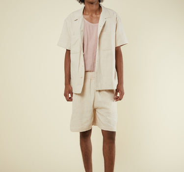 REVERSIBLE LAKE CAMP OVERSHIRT natural