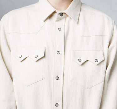 SAWTOOTH WESTERN undyed denim