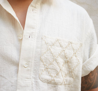SS CEDAR SHIRT undyed natural