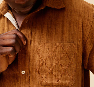 SS CEDAR SHIRT cutch handwoven kala cotton