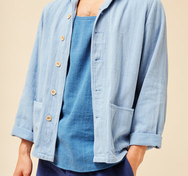 ERNEST JACKET light indigo denim