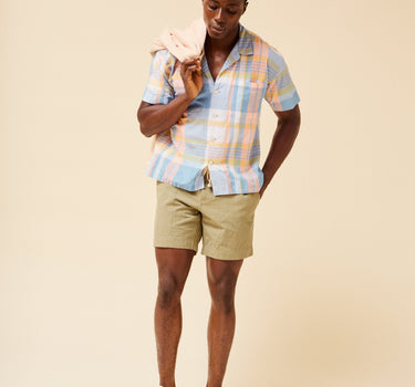 LAKE CAMP SHIRT sunfade madras powerloom