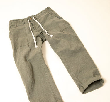 OBELISK PANT od green canvas