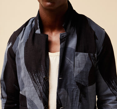 STUDY JACKET iron paintbrush camo