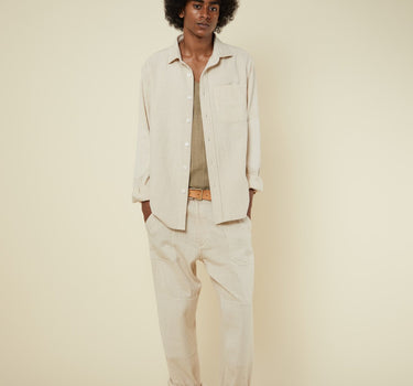 PATCHWORK ISAAC PANT natural/acacia