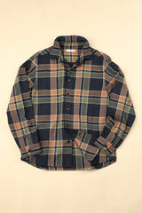 Plaid shirt on a beige background