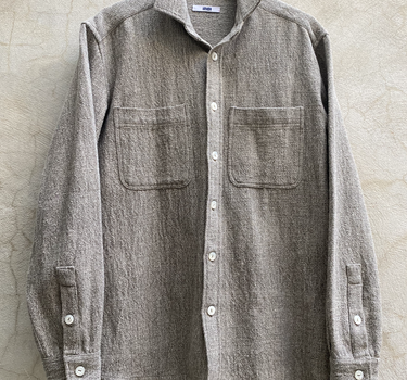 AMES WORKSHIRT  iron gray handspun canvas