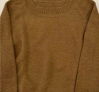 SANTI SWEATER undyed baby alpaca camel
